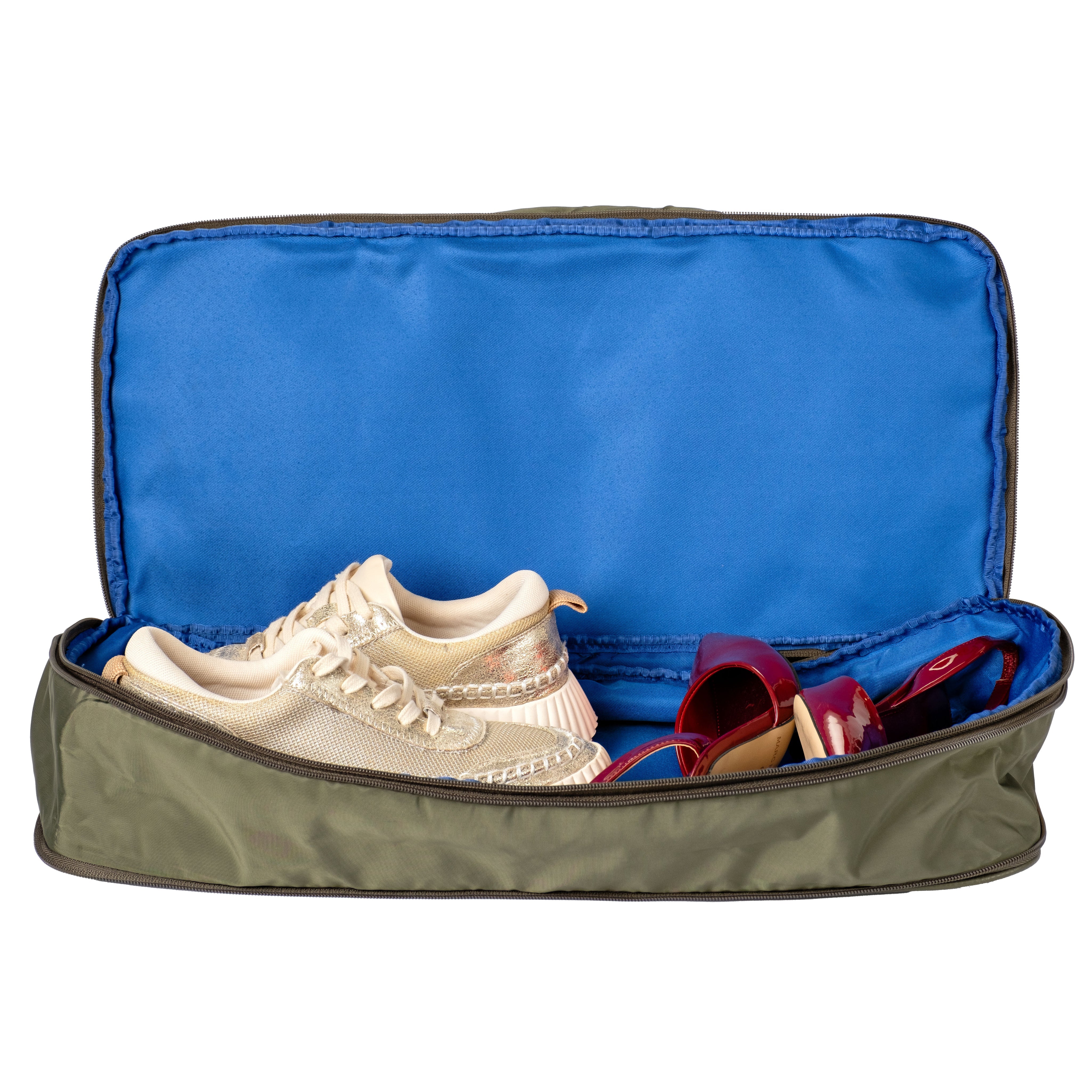 Puffer Duffel Bag with Shoe Compartment & Laptop Sleeve