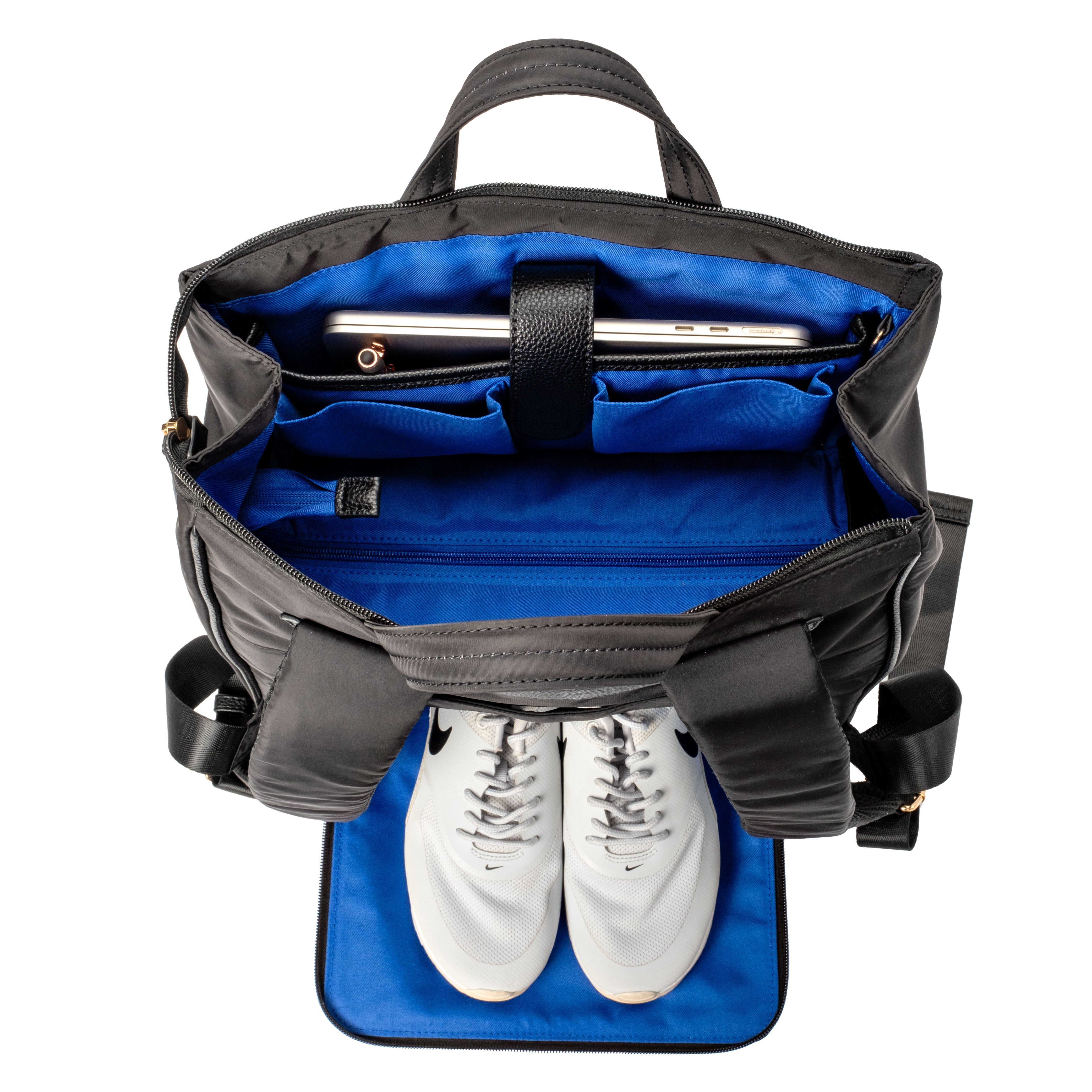 MinkeeBlue Amber Puffer Backpack Organizer
