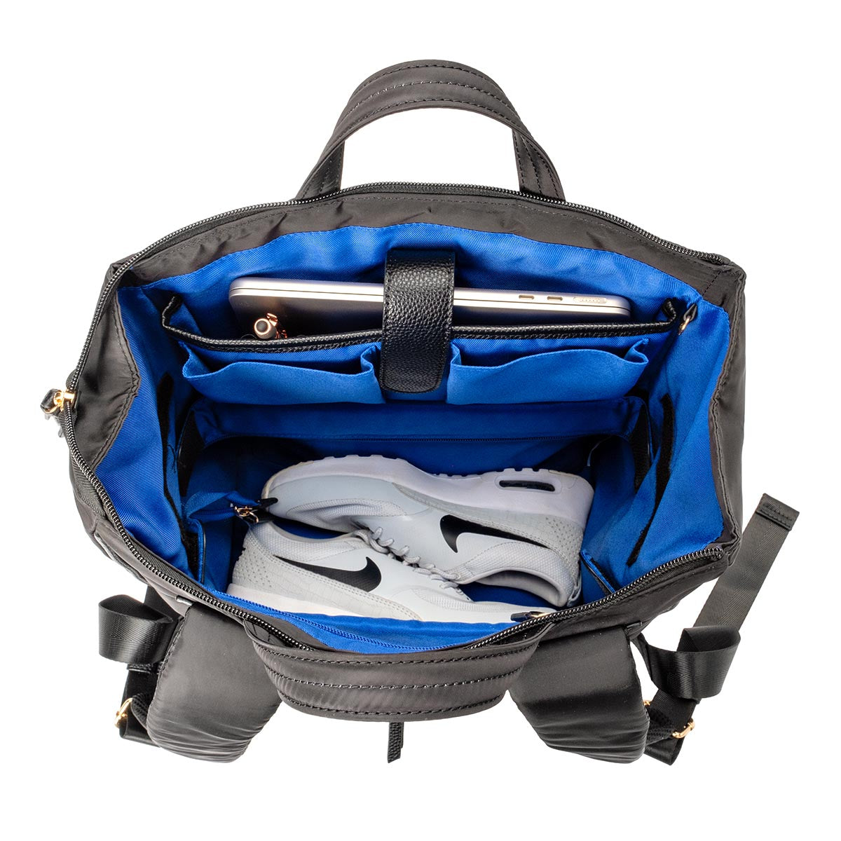 MinkeeBlue Amber Puffer Backpack Organizer