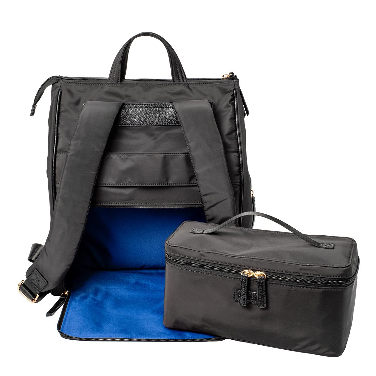 MinkeeBlue Amber Puffer Backpack Organizer