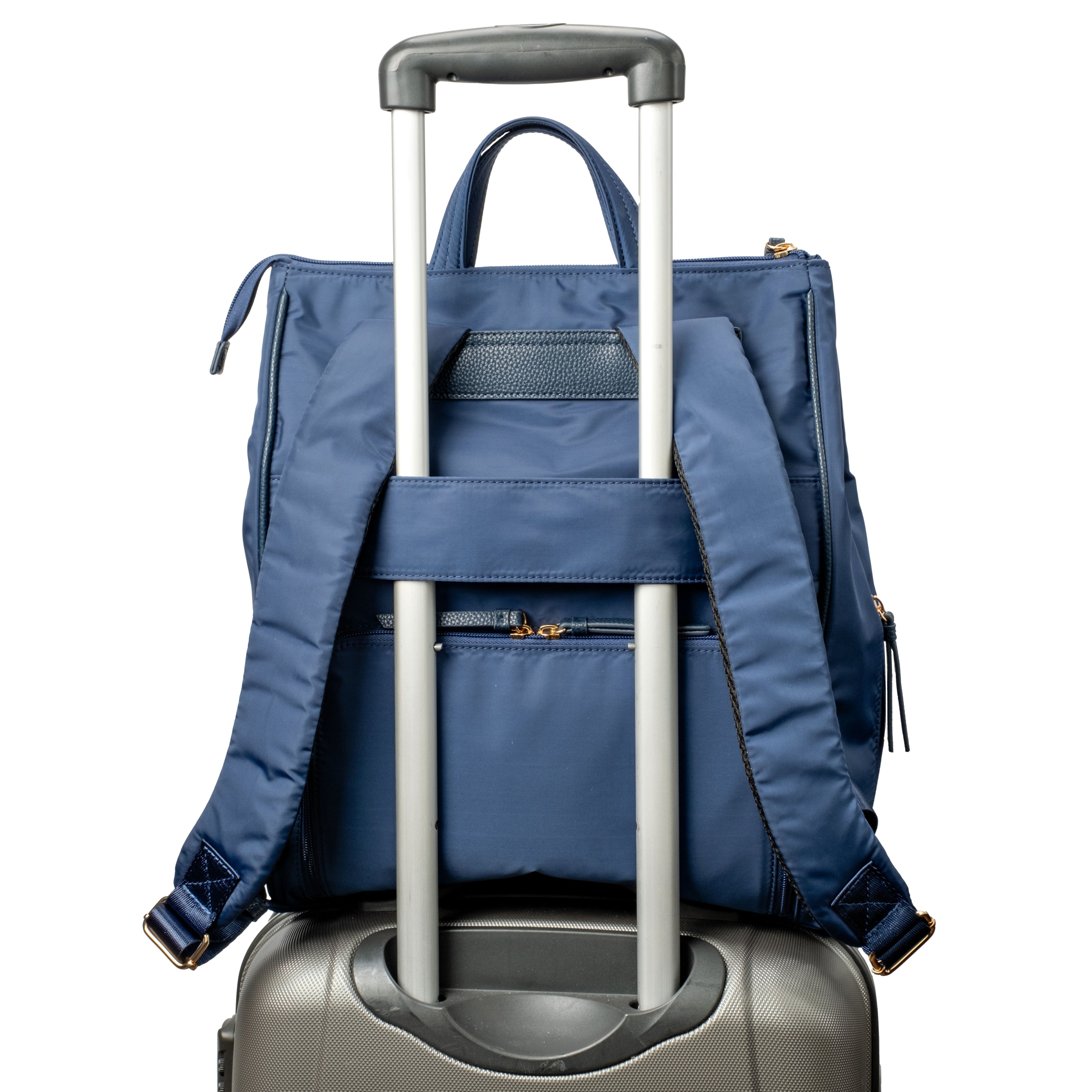 MinkeeBlue Amber Puffer Backpack Organizer
