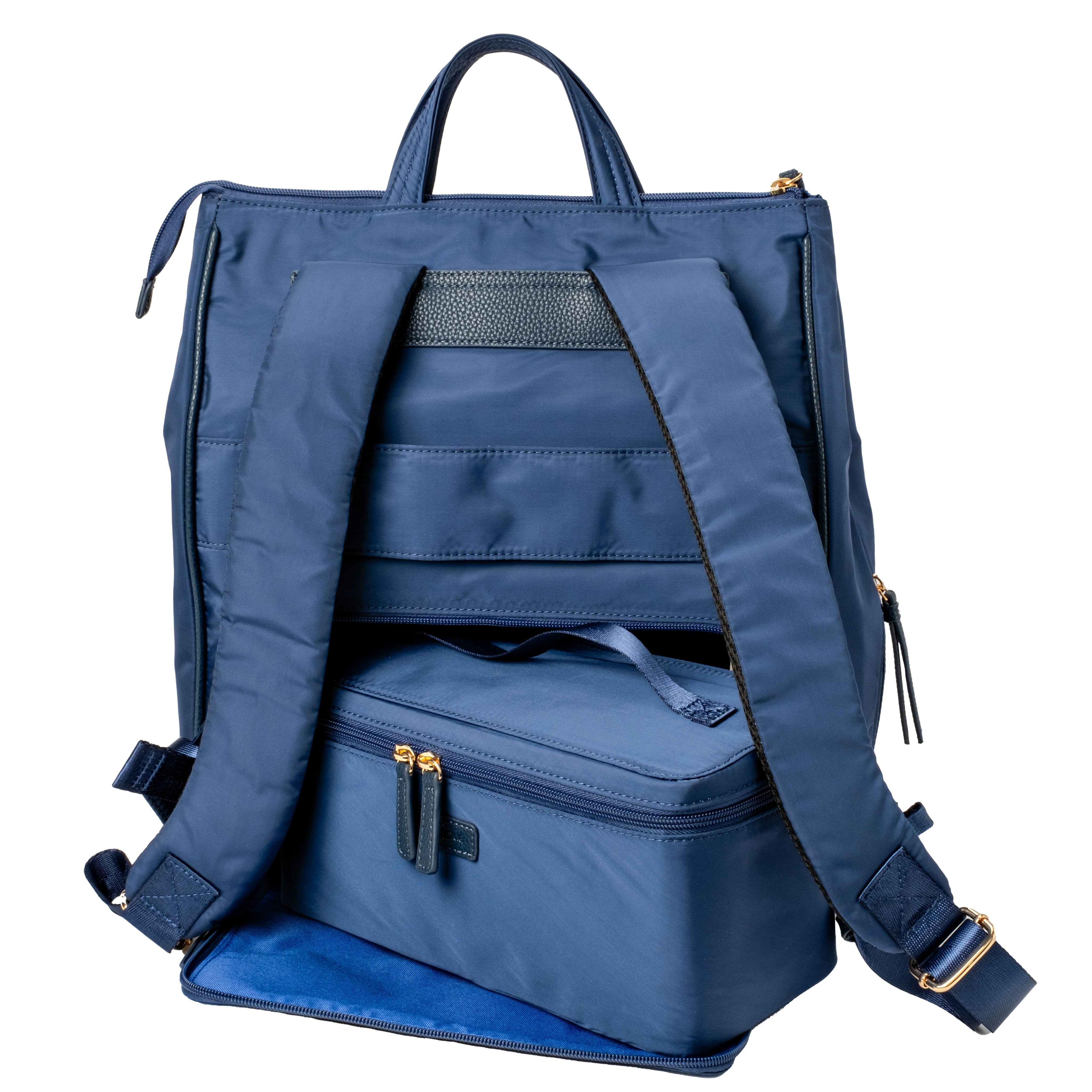 MinkeeBlue Amber Puffer Backpack Organizer