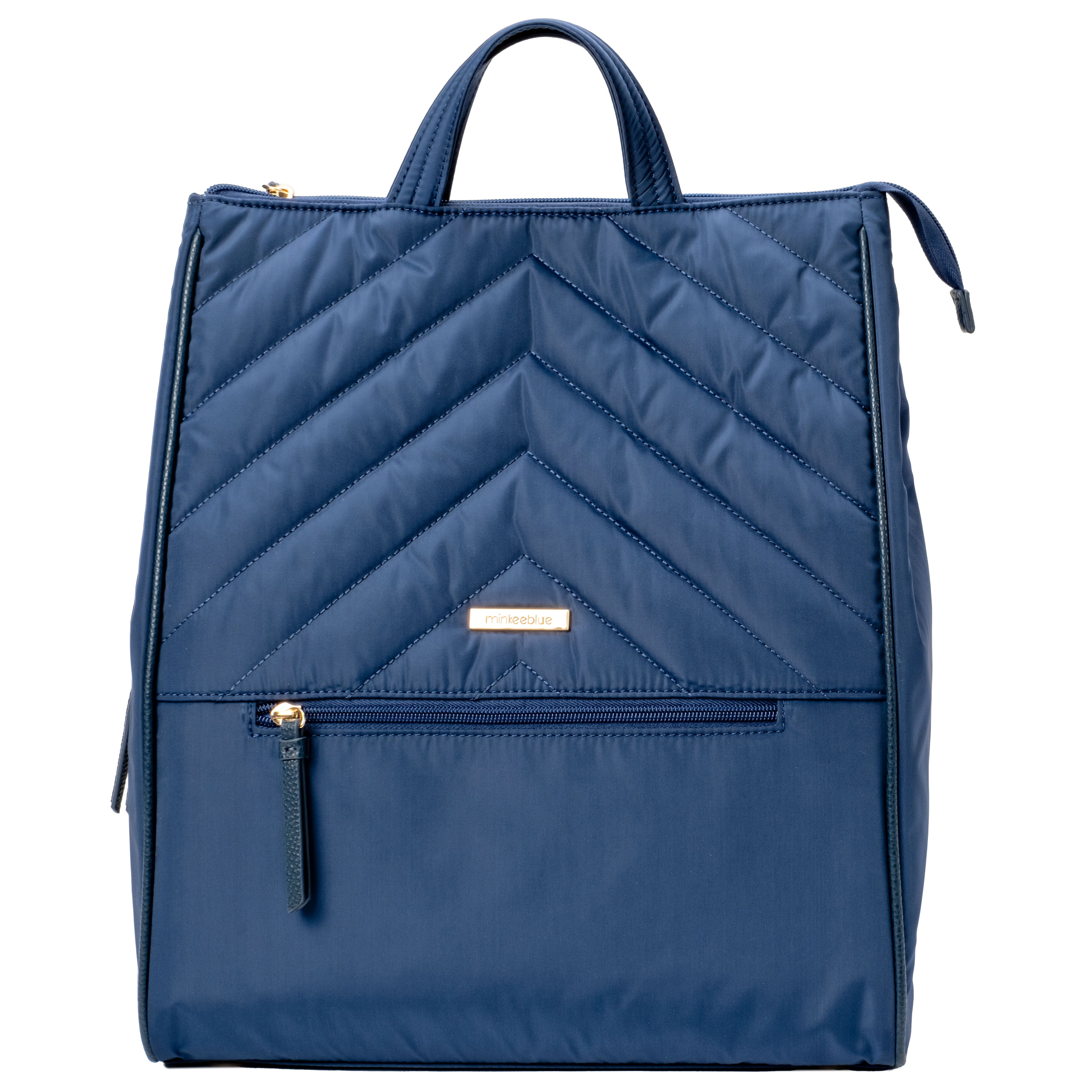 MinkeeBlue Amber Puffer Backpack Organizer