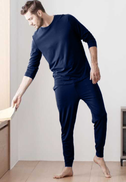 Men's Bamboo Stretch-Knit Jogger PJ Set